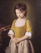Pietro Antonio Rotari Portrait of a Young Girl, La Penitente France oil painting artist